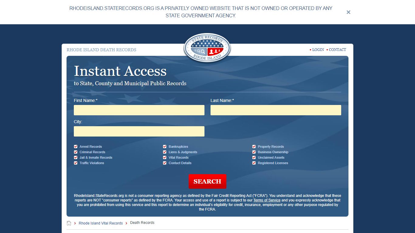 How to Find Rhode Island Death Records | StateRecords.org
